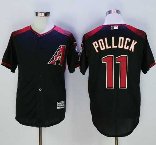Arizona Diamondbacks #11 A. J. Pollock Black Brick New Cool Base Stitched Baseball Jersey Sanguo,We sell and wholesale Arizona Diamondbacks #11 A. J. Pollock Black Brick New Cool Base Stitched Baseball Jersey Sanguo on line form chian!